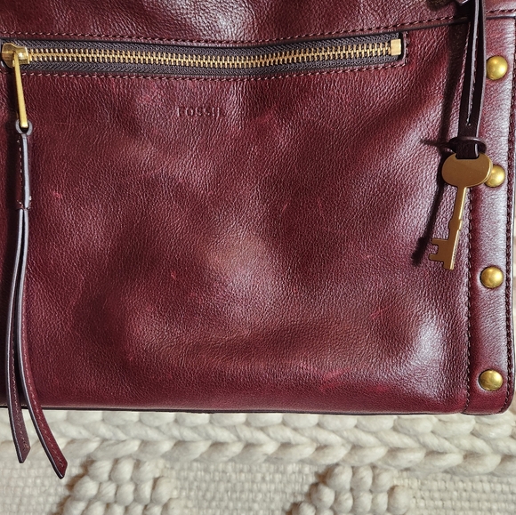 Fossil Leather Allie Satchel - Picture 4 of 16